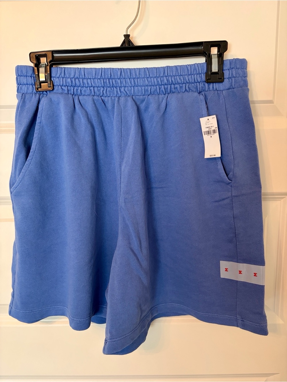 NWT Old Navy Blue Elastic Waist Casual Shorts with Pockets